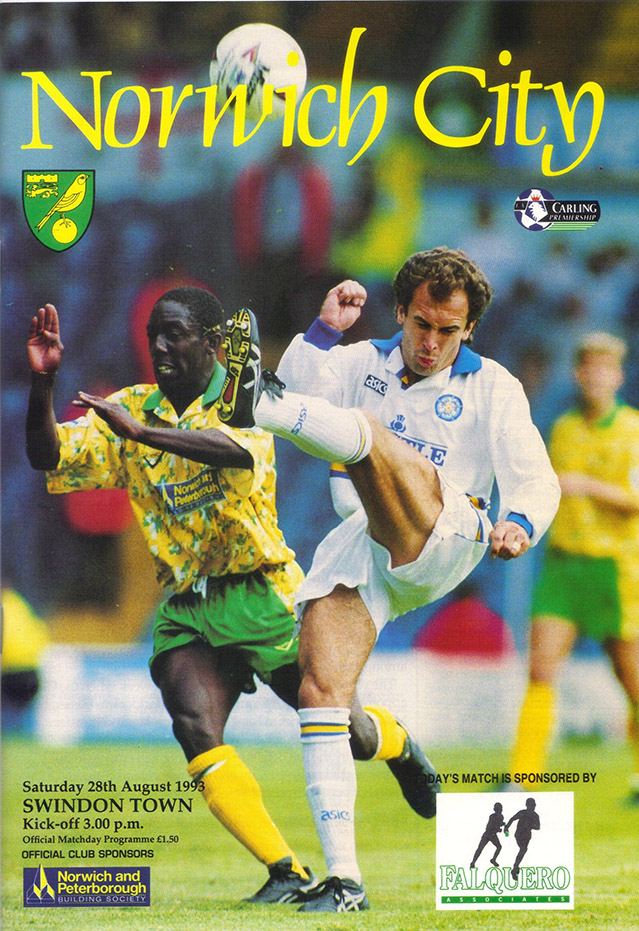 <b>Saturday, August 28, 1993</b><br />vs. Norwich City (Away)